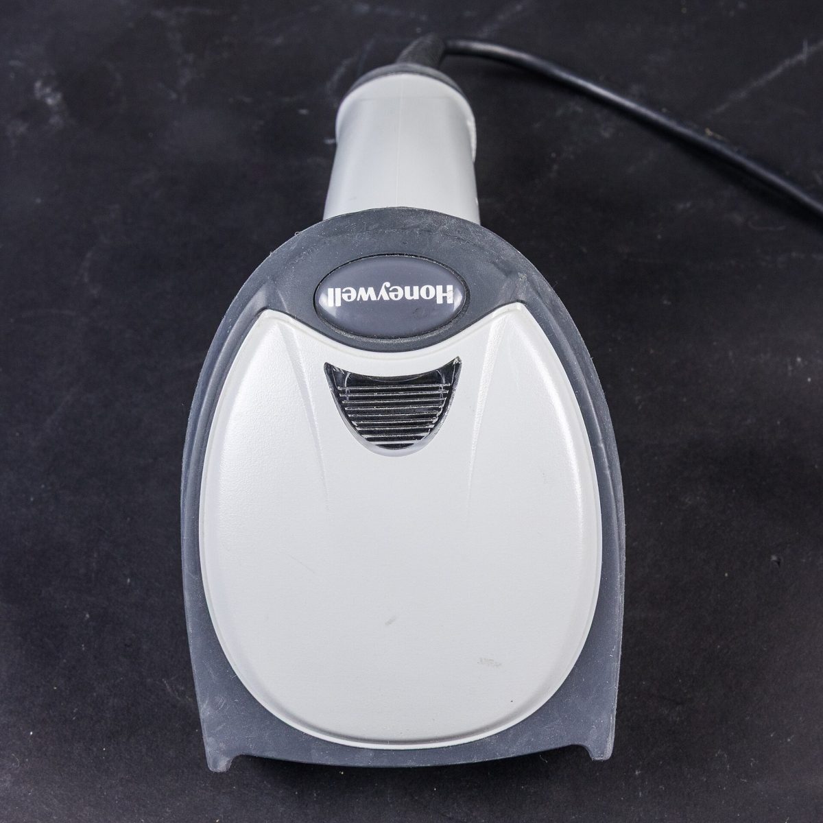 Stock photograph of a handheld barcode scanner, standing in for a picture of the Zebra DS2208 handheld barcode scanner