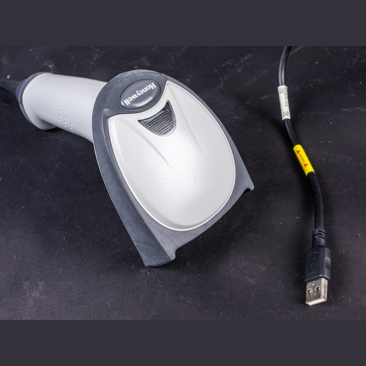Stock photograph of a handheld barcode scanner, standing in for a picture of the Netum wireless 2D barcode scanner