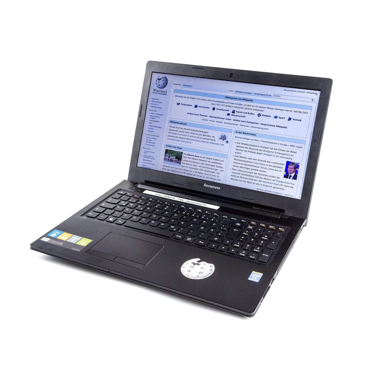 Stock photograph of a laptop, standing in for a picture of the Dell Latitude 3540, Core i7, 16GB, 512GB