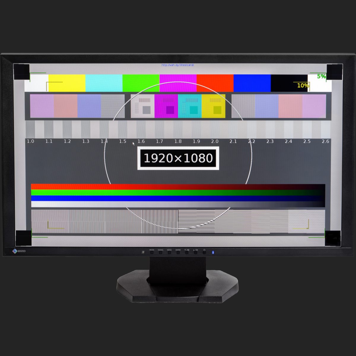 Stock photograph of a computer monitor, standing in for a picture of the Dell E2223HN 22 inch monitor