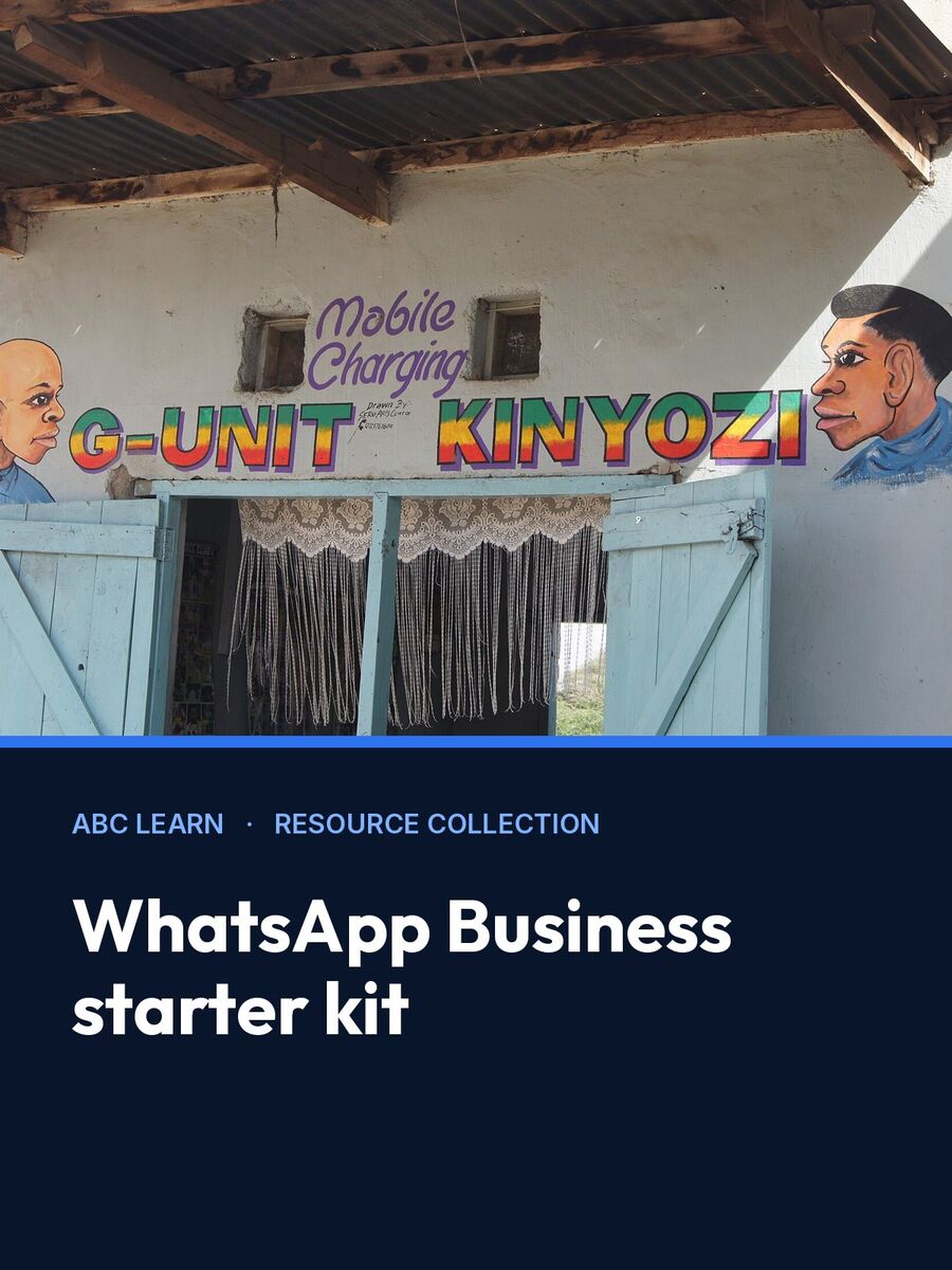 Cover of WhatsApp Business starter kit